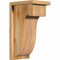 Ekena Millwork Del Monte Rough Sawn Corbel w/Backplate, Western Red Cedar, 8"W x 10"D x 18"H COR08X10X18DEL01RWR - alternate 1